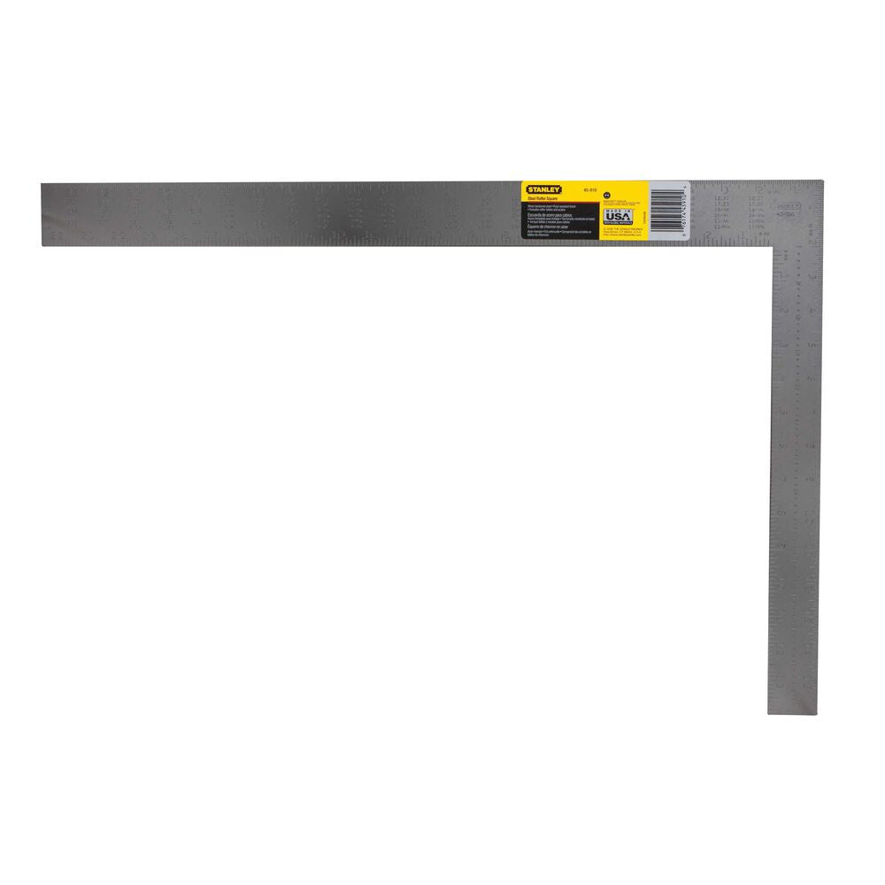 Stanley 45-910 24-Inch Blue Steel English Rafter/Roofing Square