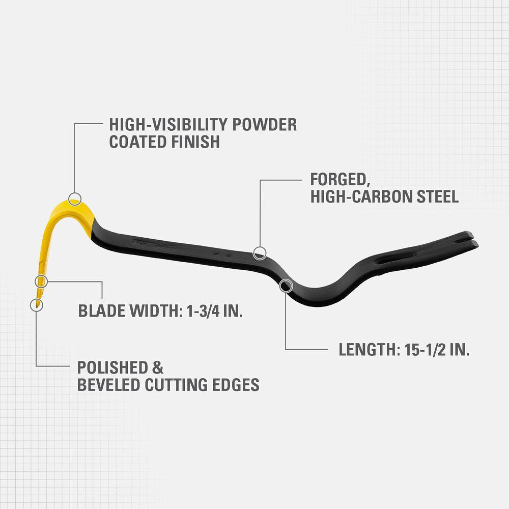 Stanley 55-525 15 Inch Super WONDER Pry Bar