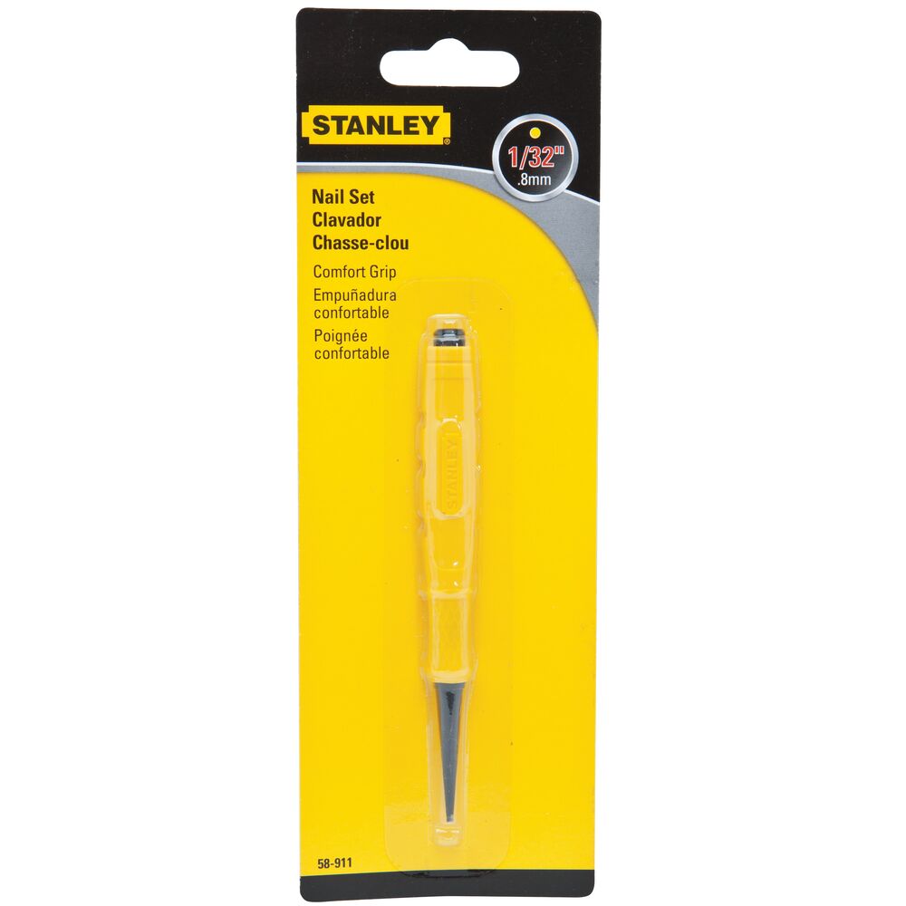 Stanley 1/32in Tip Cushion Grip Nail Set