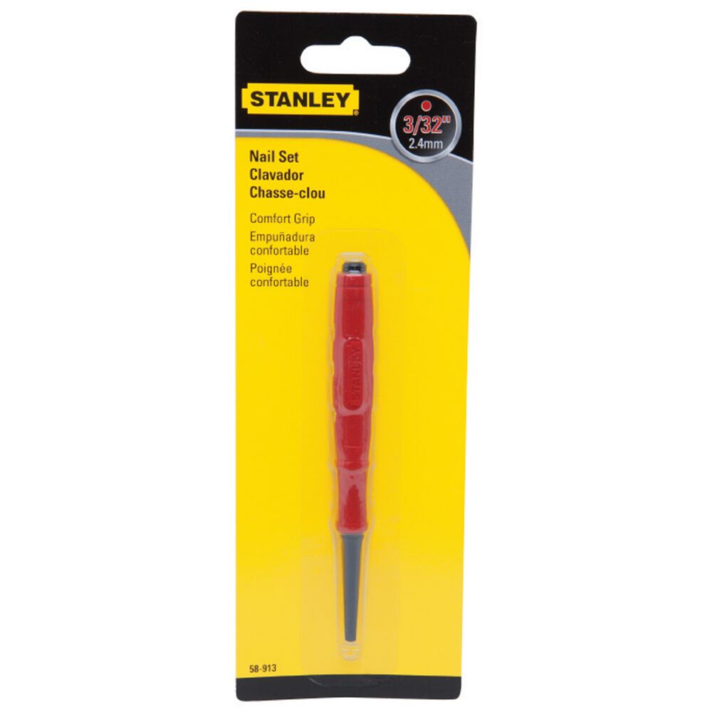 Stanley 3/32in Tip Cushion Grip Nail Set