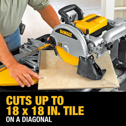 DeWalt D24000S-A 10 Inch Wet Tile Saw with Stand