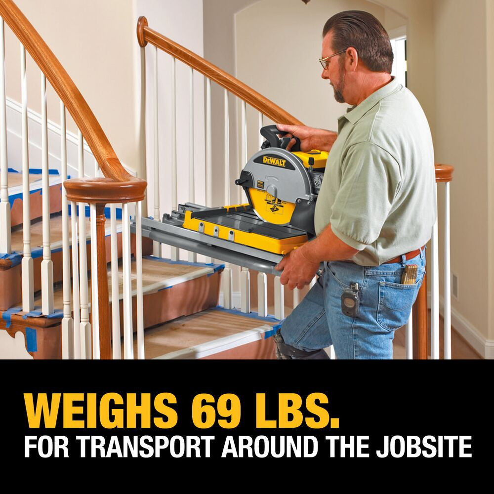 DeWalt D24000S-A 10 Inch Wet Tile Saw with Stand