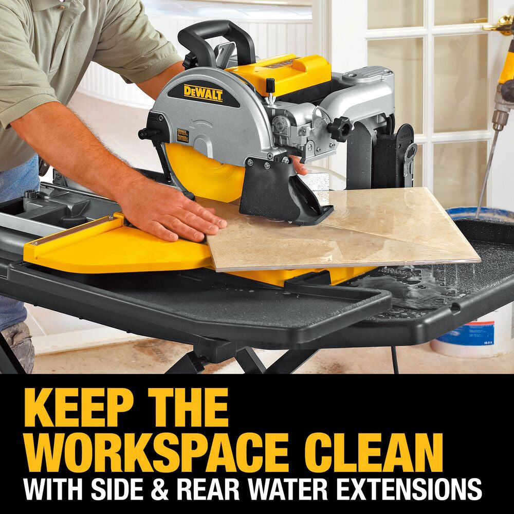 DeWalt D24000S-A 10 Inch Wet Tile Saw with Stand