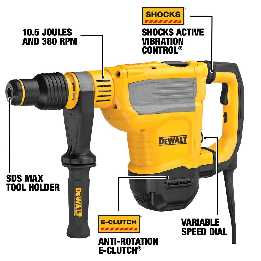DeWalt D25614K 1-3/4 inch SDS Max Combination Rotary Hammer Kit