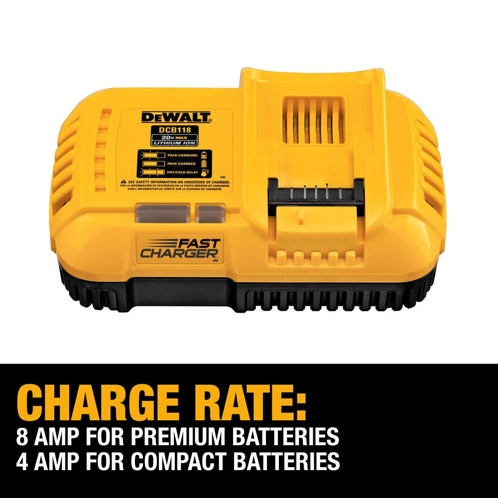 DeWalt DCB118 20V Max Fan Cooled Fast Battery Charger