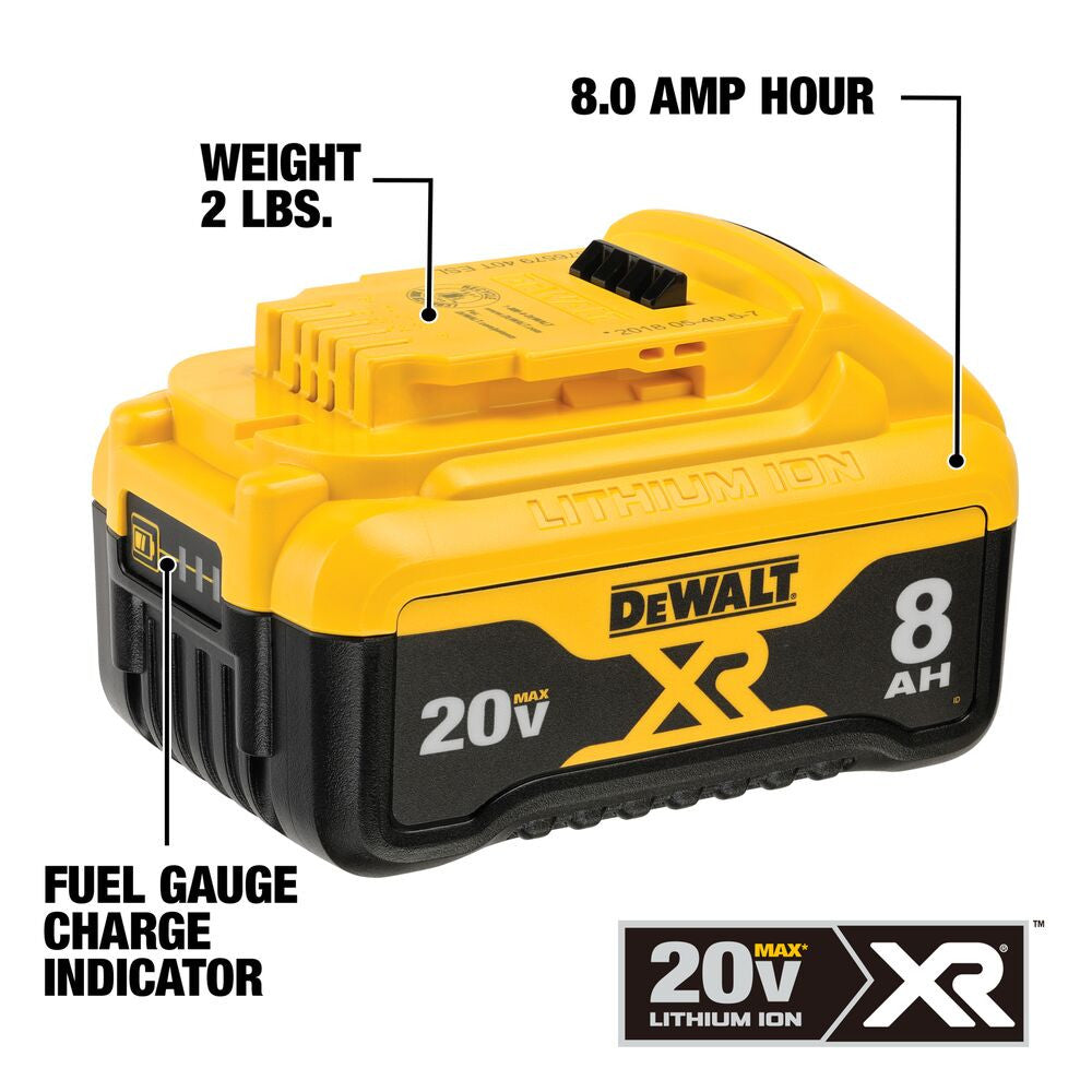 DeWalt DCB208 20V MAX XR 8Ah Battery