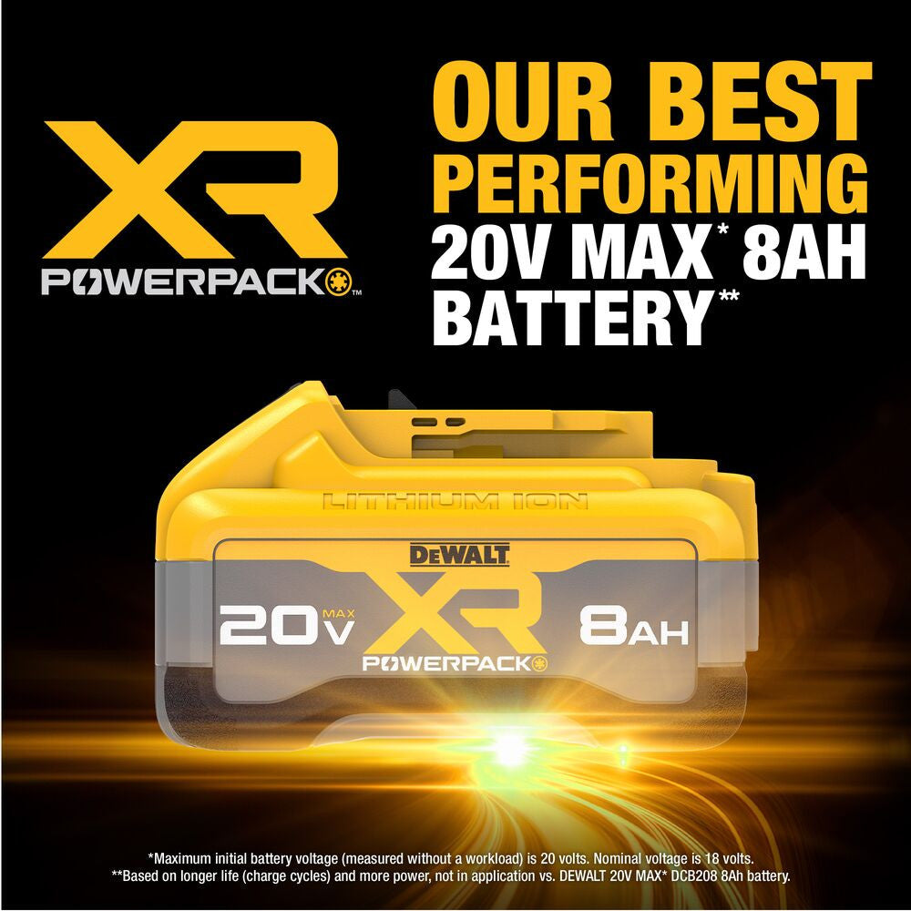 DeWalt DCB2108 20V MAX XR POWERPACK 8.0 Ah Battery