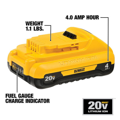 DeWalt DCB240 20V MAX Compact 4Ah Battery