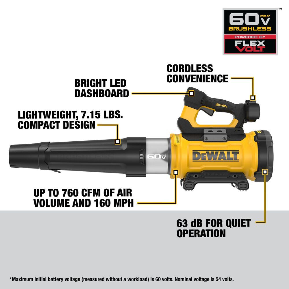 DeWalt DCBL777B 60V MAX Cordless Brushless Handheld Blower (Tool Only)