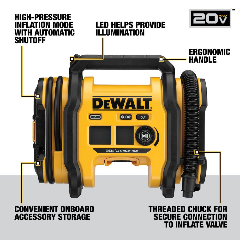 DeWalt DCC020IB 20V Corded/Cordless Air Inflator
