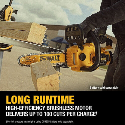 DeWalt DCCS621B 20V MAX XR Cordless Brushless Compact 12 Inch Chainsaw (Tool Only)