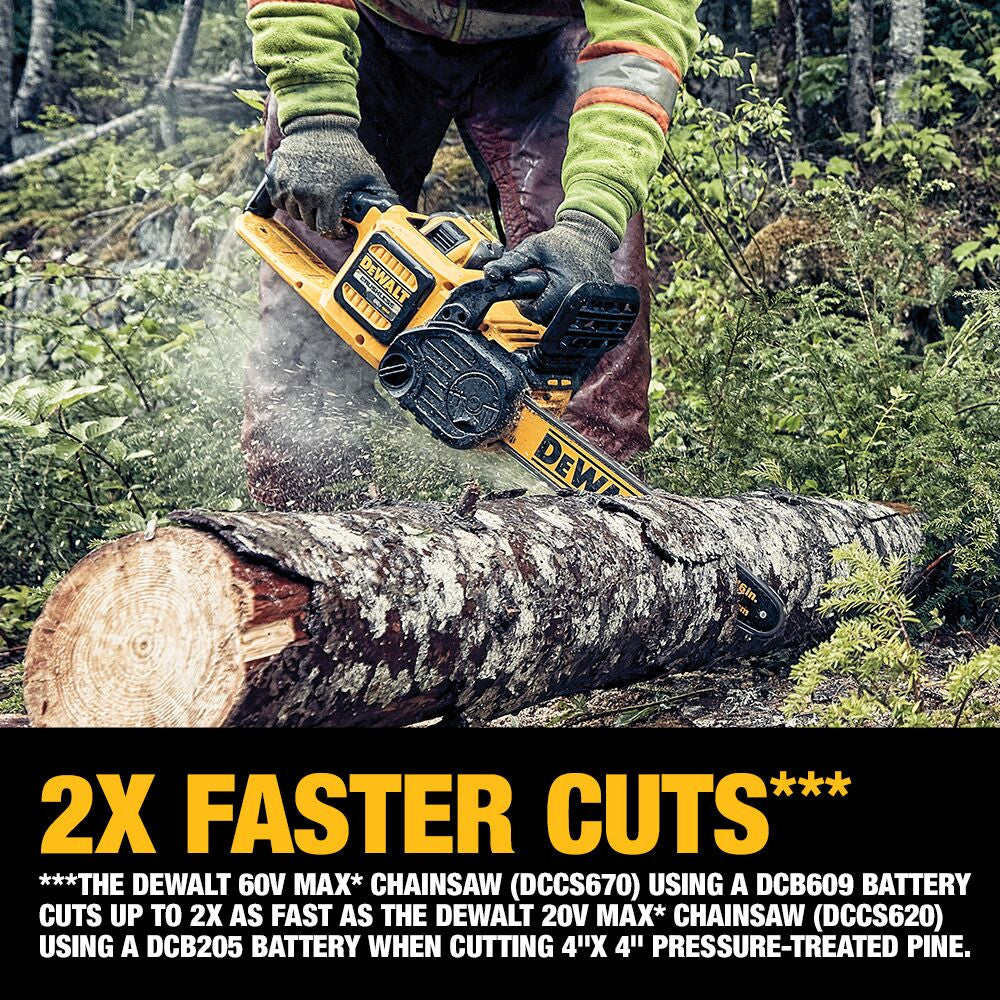 DeWalt DCCS670B FLEXVOLT 60V MAX Cordless Chainsaw (Tool Only)