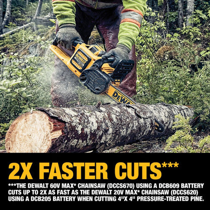 DeWalt DCCS670B FLEXVOLT 60V MAX Cordless Chainsaw (Tool Only)