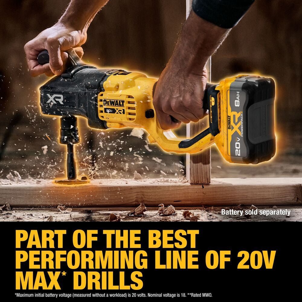 DeWalt DCD447B 20V MAX XR Cordless Brushless 7/16 Inch Quick-Change Compact Stud & Joist Drill (Tool Only)