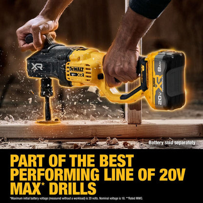 DeWalt DCD447B 20V MAX XR Cordless Brushless 7/16 Inch Quick-Change Compact Stud & Joist Drill (Tool Only)