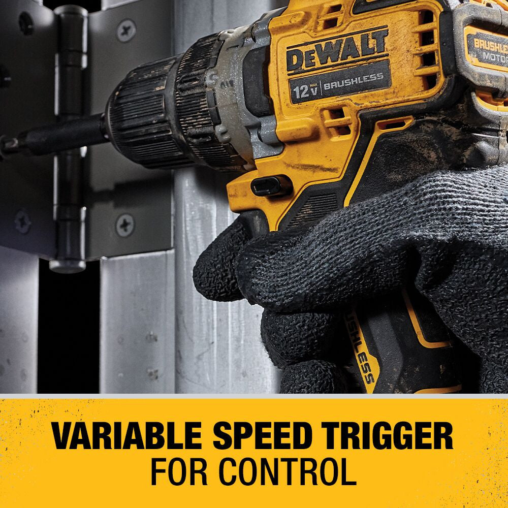 DeWalt DCD701F2 12V XTREME Brushless 3/8 inch Drill/Driver Kit
