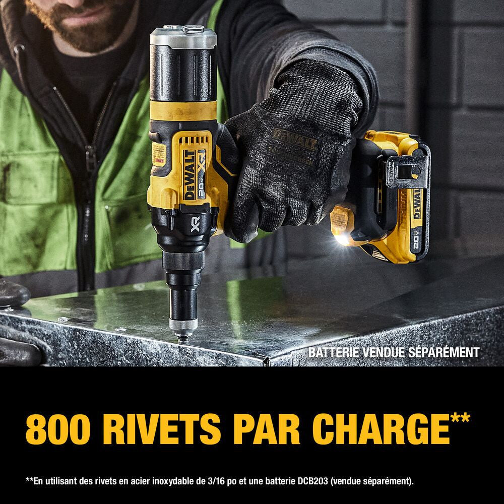DeWalt DCF403B 20V MAX XR Cordless Brushless 3/16 inch Rivet Tool (Tool Only)