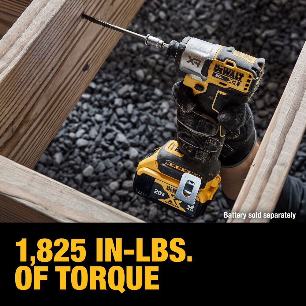 DeWalt DCF845B 20V MAX XR Cordless Brushless 3-Speed 1/4 Inch Impact Driver (Tool Only)