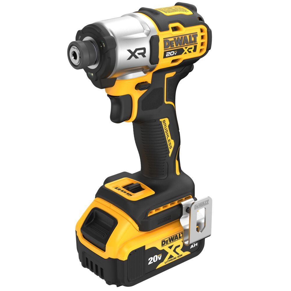 DeWalt DCF845P2 20V MAX XR Cordless Brushless 3-Speed 1/4 Inch Impact Driver Kit