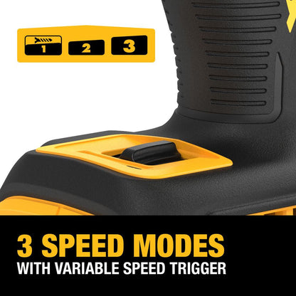 DeWalt DCF845P2 20V MAX XR Cordless Brushless 3-Speed 1/4 Inch Impact Driver Kit