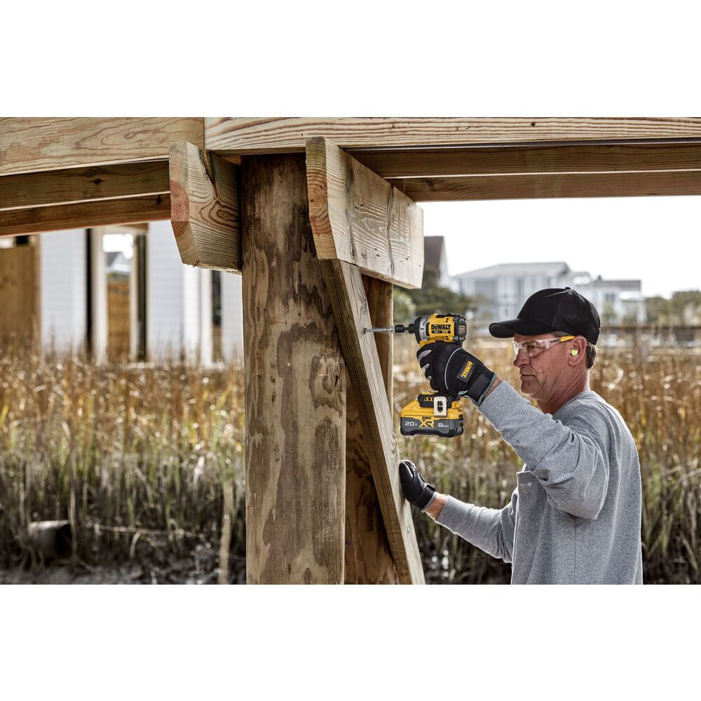 DeWalt DCF860WW1 20V MAX XR Cordless Brushless 3-Speed High-Torque 1/4 Inch Impact Driver Kit