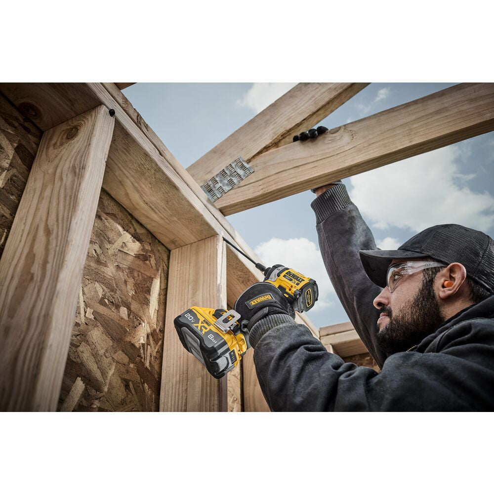 DeWalt DCF860WW1 20V MAX XR Cordless Brushless 3-Speed High-Torque 1/4 Inch Impact Driver Kit