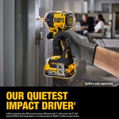 DeWalt DCF870B 20V MAX XR Cordless Brushless 1/4" Quiet Hydraulic Impact Driver (Tool Only)