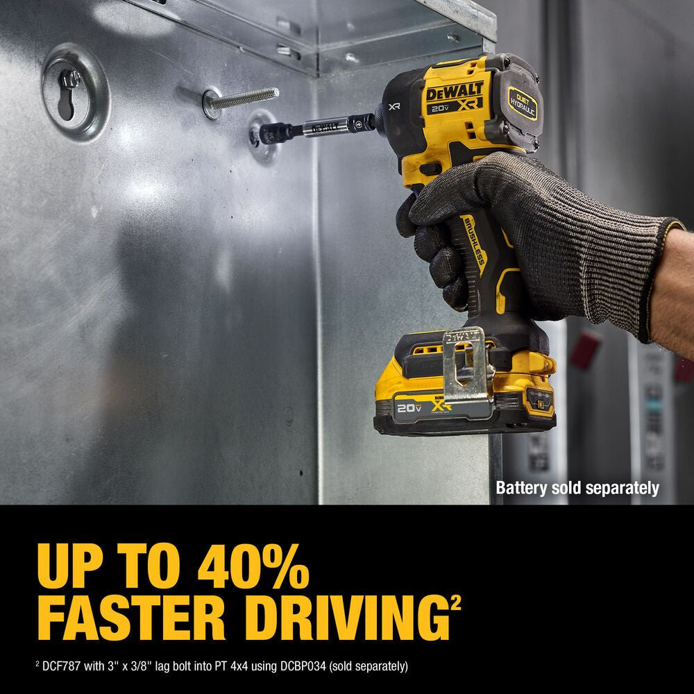 DeWalt DCF870B 20V MAX XR Cordless Brushless 1/4" Quiet Hydraulic Impact Driver (Tool Only)
