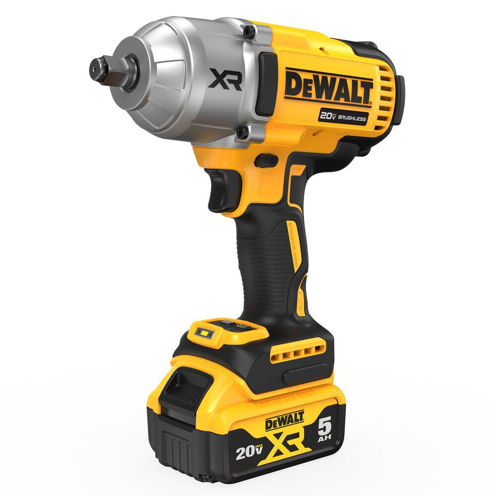 DeWalt DCF900P2 20V MAX XR Cordless High Torque 1/2 inch Impact Wrench with Hog Ring Anvil Kit