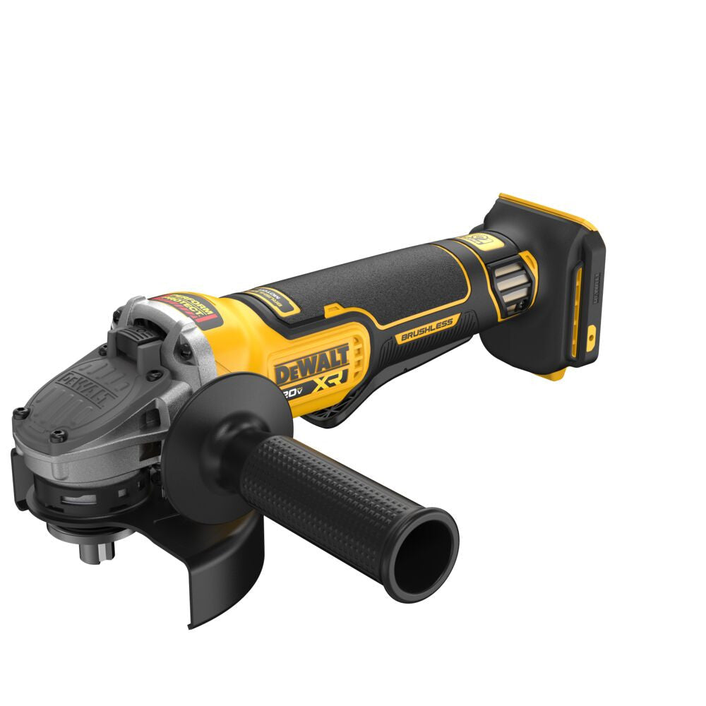 DeWalt DCG410B 20V MAX XR Cordless Brushless 4-1/2 Inch / 5 Inch Variable Speed Paddle Switch Angle Grinder (Tool Only)