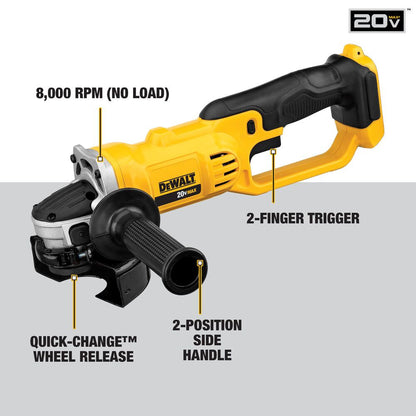 DeWalt DCG412B 4-1/2 inch / 5 inch Grinder (Tool Only)