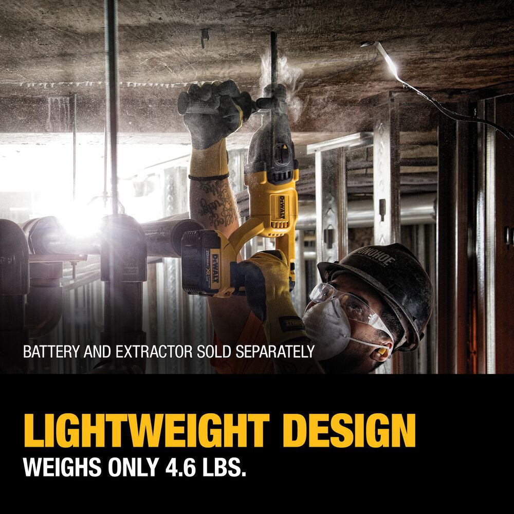 DeWalt DCH133B 20V MAX 1 inch Brushless Cordless SDS-Plus D-Handle Rotary Hammer (Tool Only)