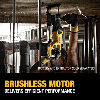 DeWalt DCH133B 20V MAX 1 inch Brushless Cordless SDS-Plus D-Handle Rotary Hammer (Tool Only)