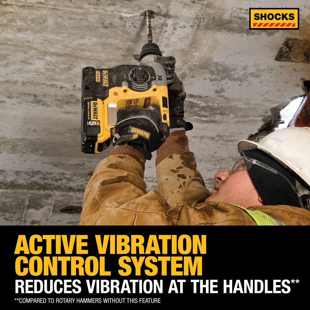 DeWalt DCH273B 20V MAX XR 1 inch Brushless Cordless SDS-Plus L-Shape Rotary Hammer (Tool Only)
