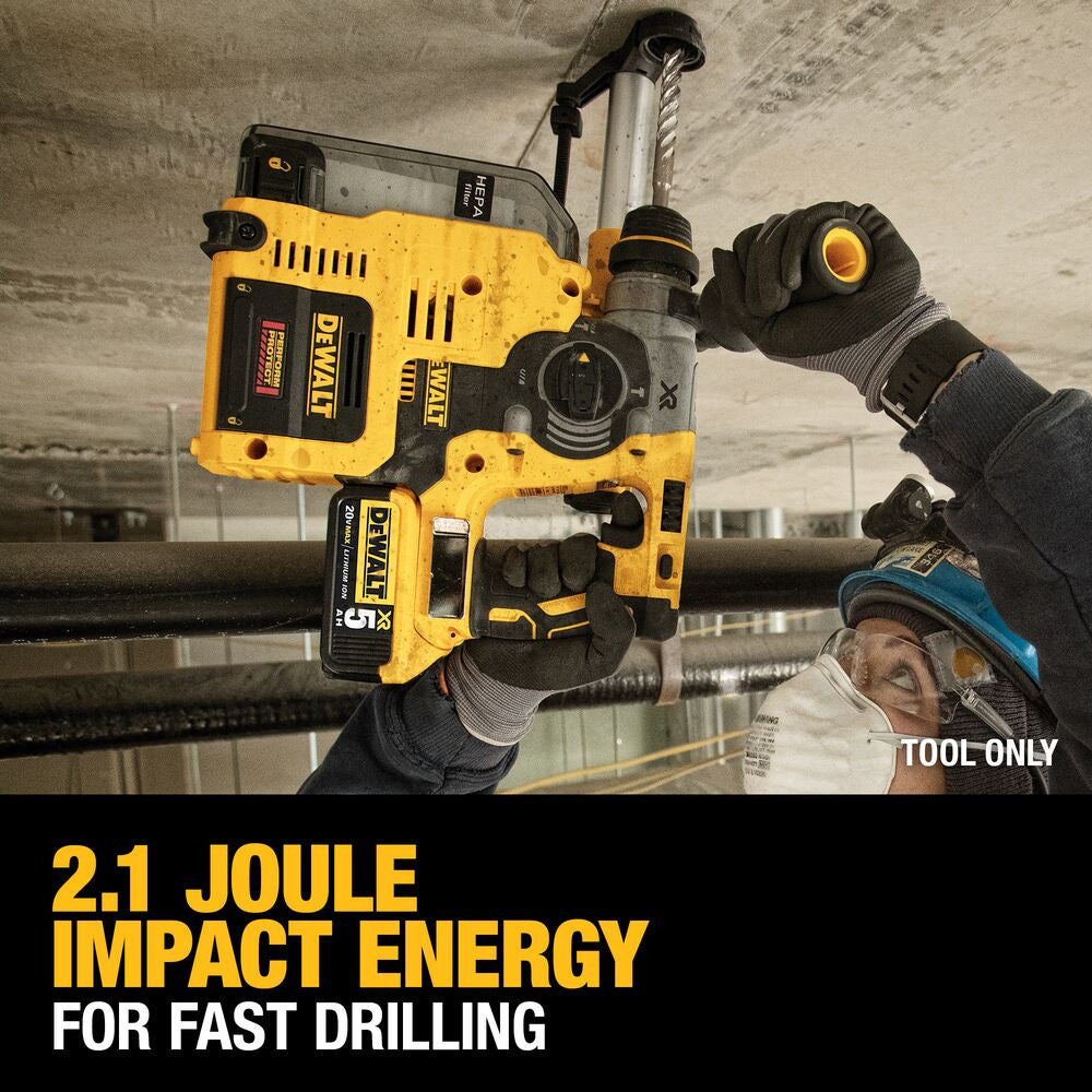 DeWalt DCH273B 20V MAX XR 1 inch Brushless Cordless SDS-Plus L-Shape Rotary Hammer (Tool Only)