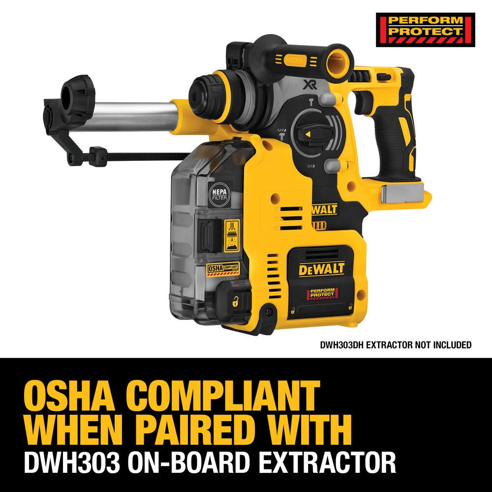 DeWalt DCH273B 20V MAX XR 1 inch Brushless Cordless SDS-Plus L-Shape Rotary Hammer (Tool Only)