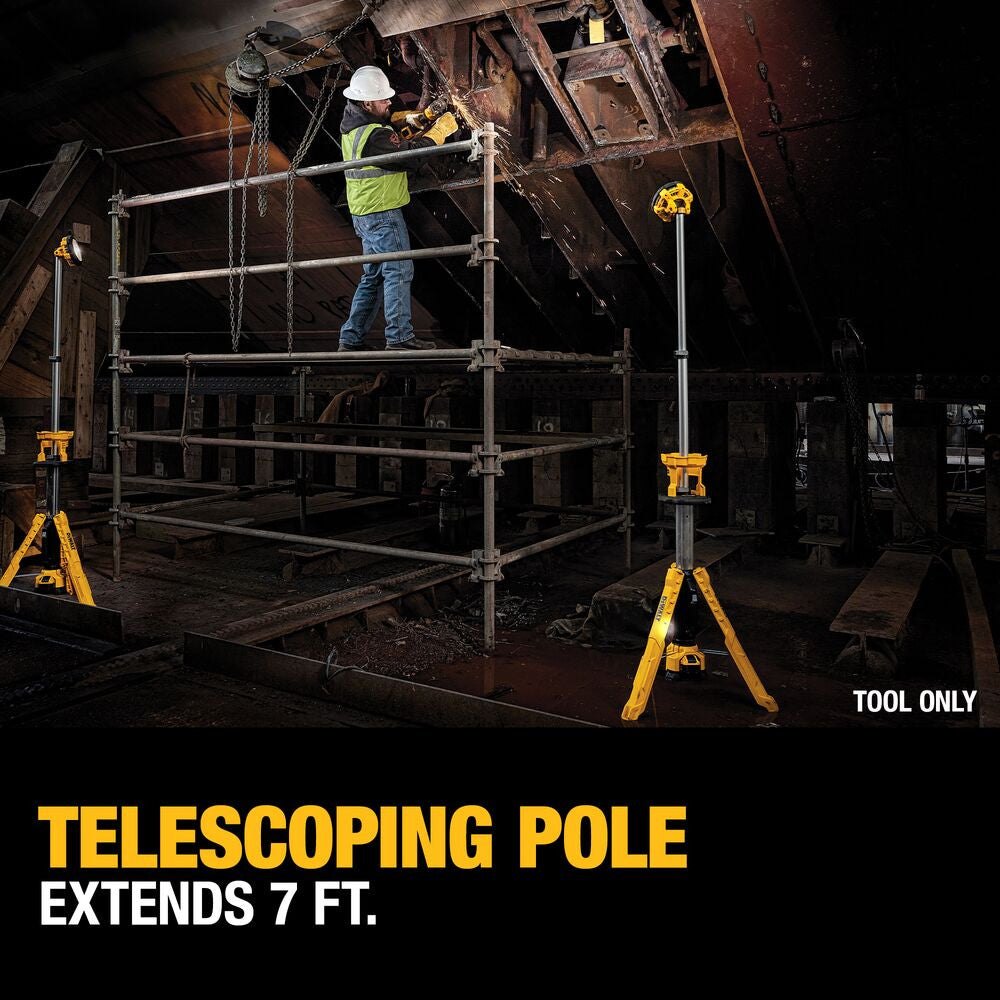 DeWalt DCL079B 20V MAX Cordless 3000lm Tripod Light (Tool Only)