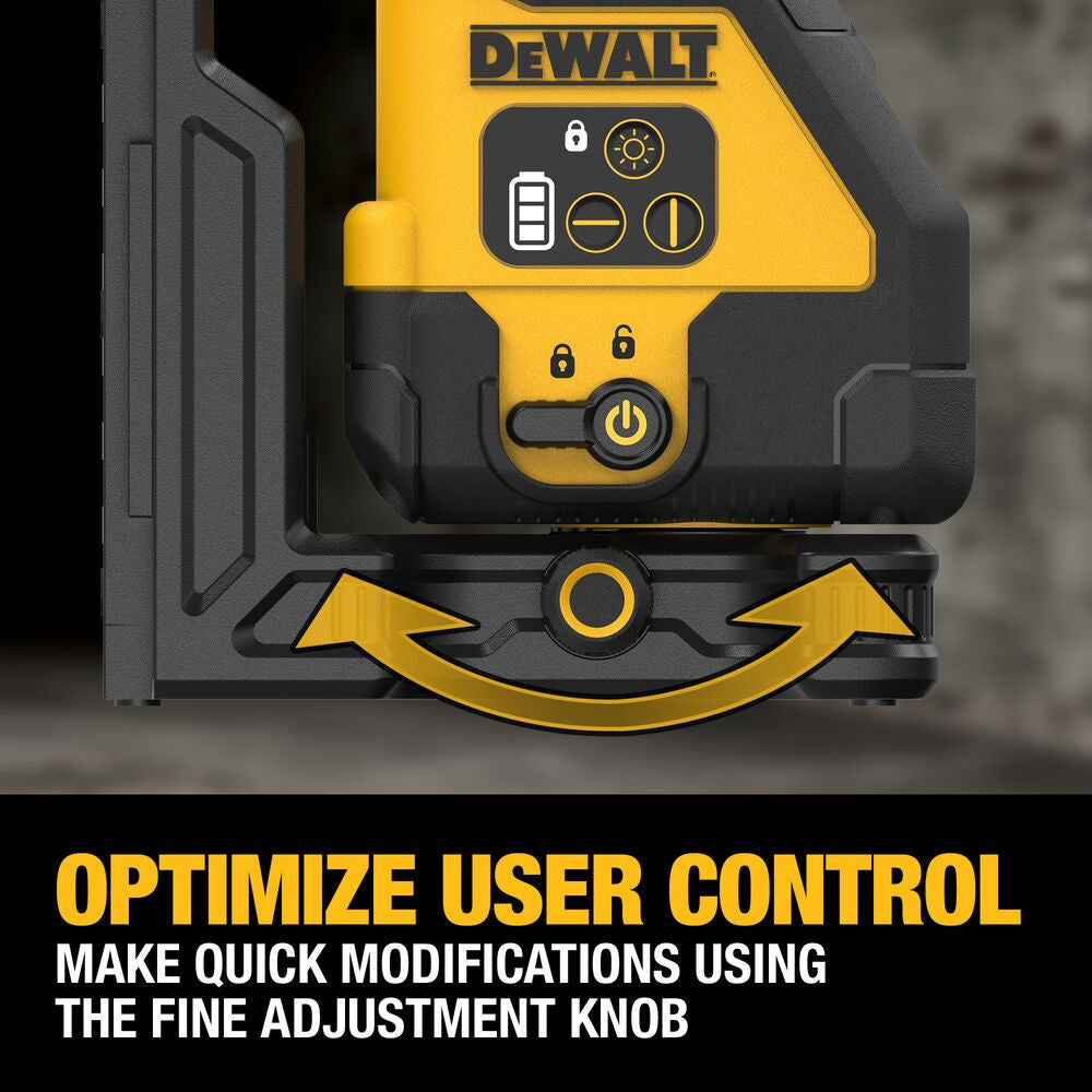 DeWalt DCLE14201RB USB Rechargeable Red Cross Line Laser Kit