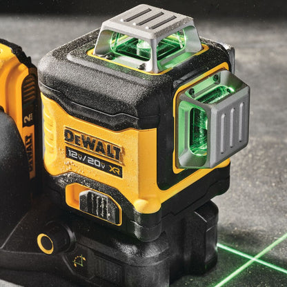 DeWalt DCLE34030GB 20V MAX 3x360 degrees Cordless Green Cross Line Laser Level (Tool Only)