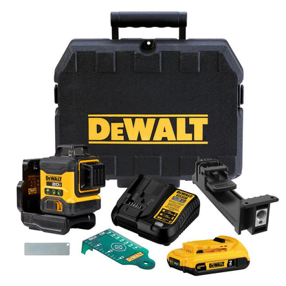 DeWalt DCLE34031D1  20V MAX 3 x 360 degree Green Line Laser Kit