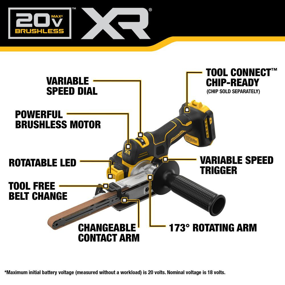 DeWalt DCM200B 20V MAX XR 18 inch Bandfile (Tool Only)