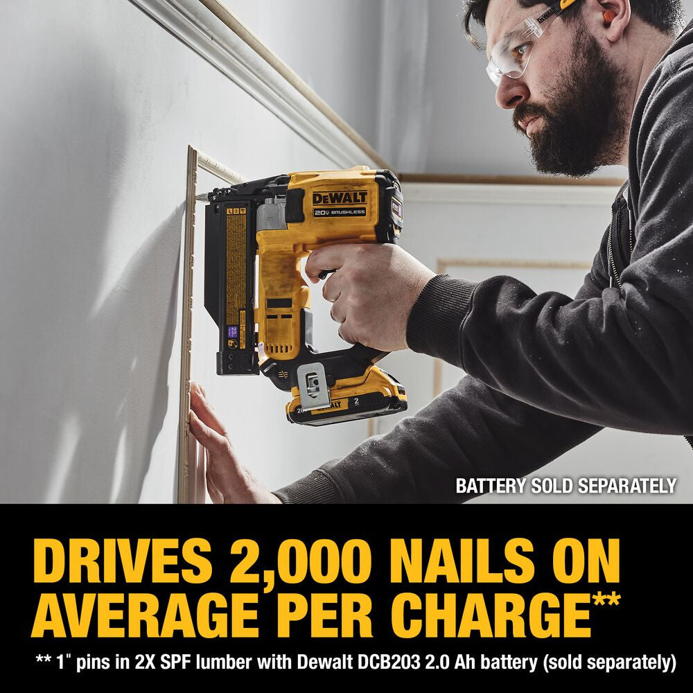 DeWalt DCN623B Atomic 20V MAX Brushless Cordless 23 Gauge Pin Nailer (Tool Only)