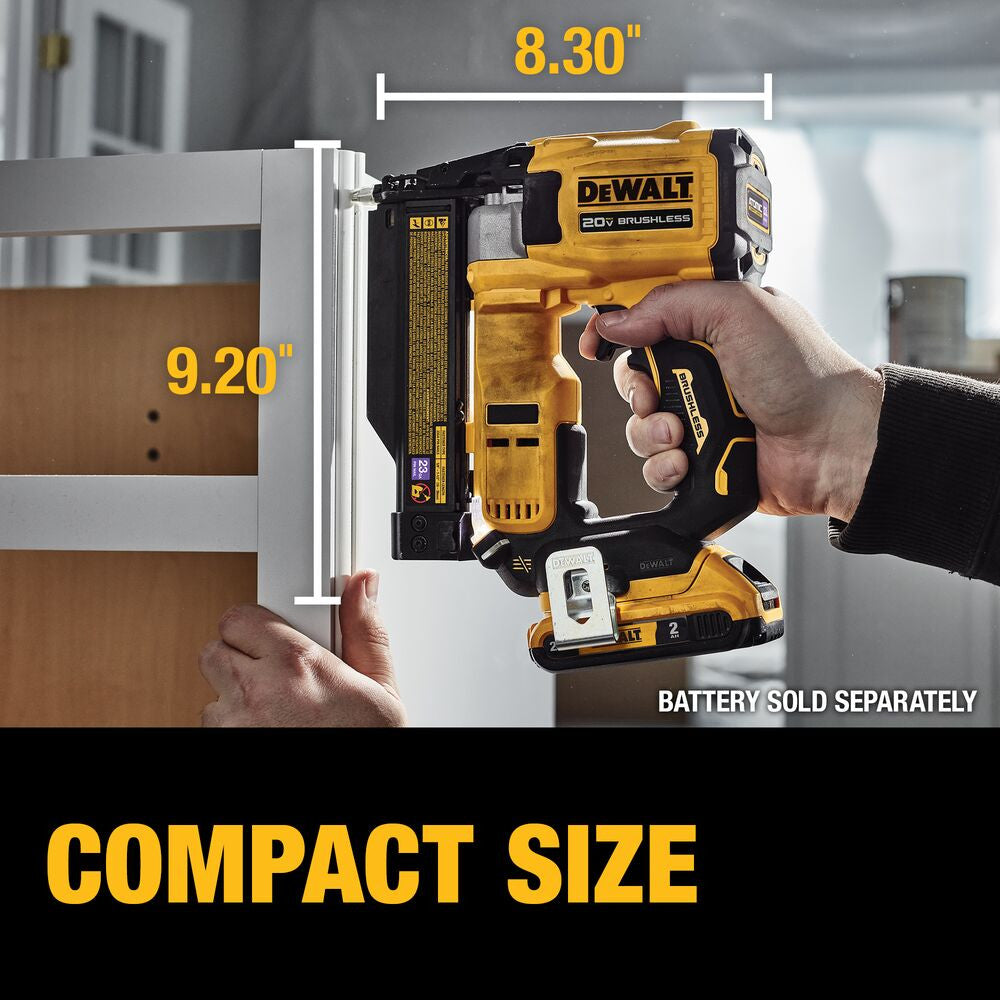 DeWalt DCN623B Atomic 20V MAX Brushless Cordless 23 Gauge Pin Nailer (Tool Only)