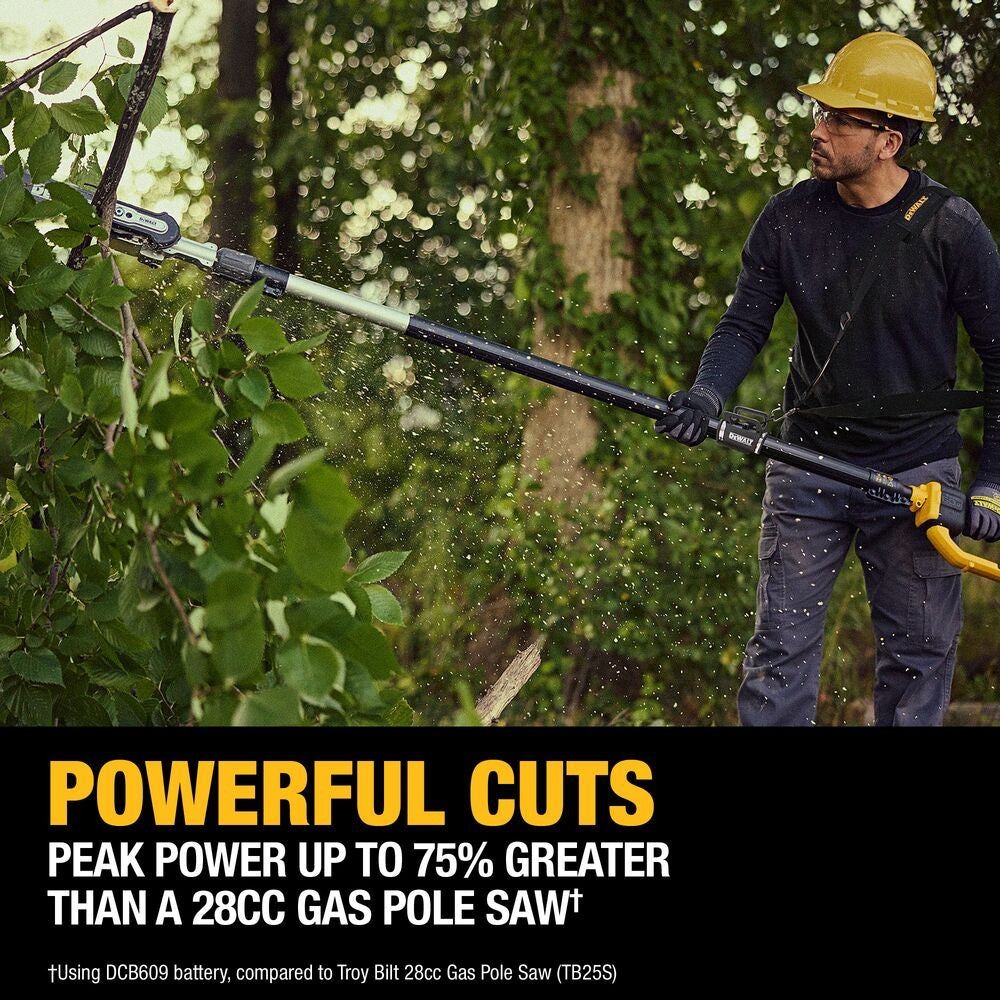 DeWalt DCPS671X1 FLEXVOLT 60V MAX Cordless Brushless 140 Inch Telescoping Pole Saw Kit