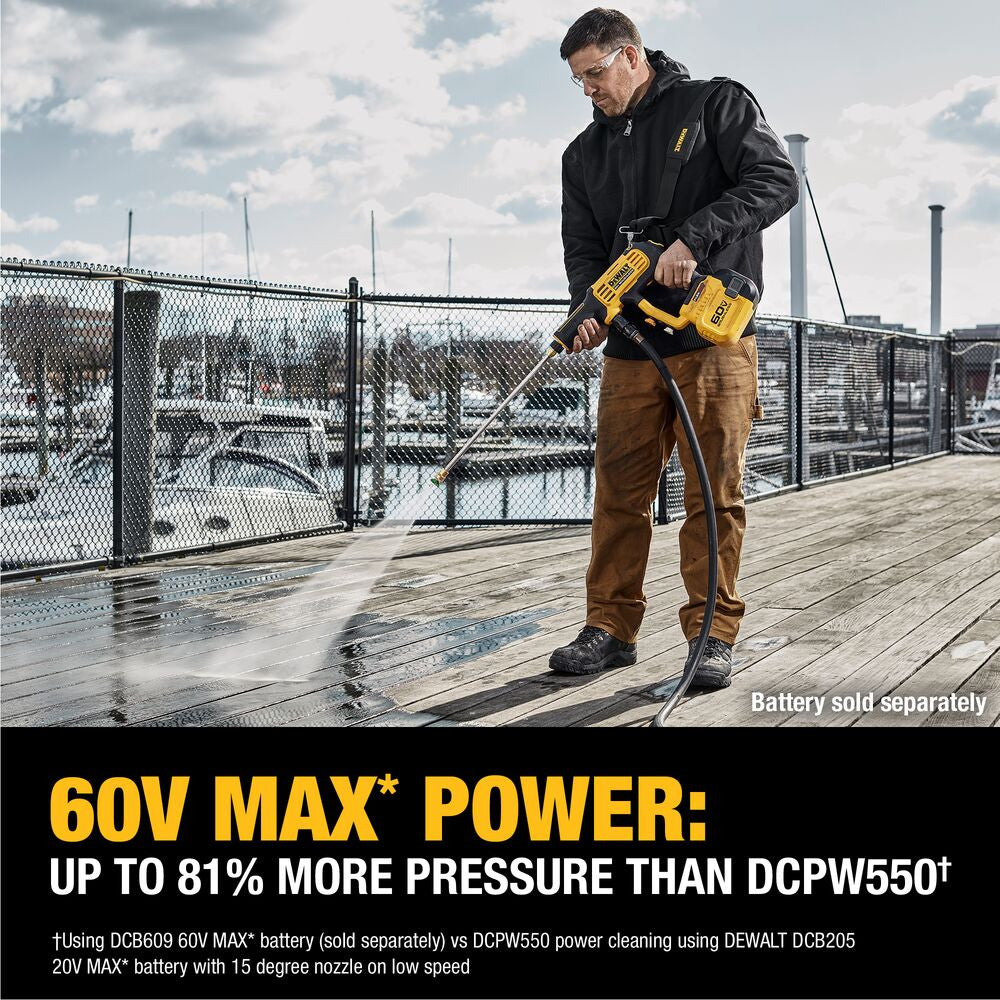 DeWalt DCPW1000B 60V MAX 1000 PSI Cordless Power Cleaner (Tool Only)