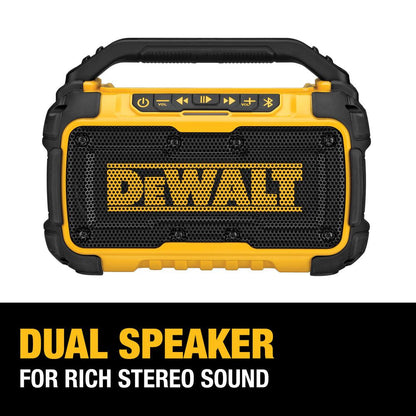 DeWalt DCR010 12V/20V/AC Jobsite Bluetooth Speaker