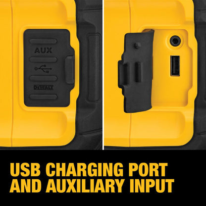 DeWalt DCR010 12V/20V/AC Jobsite Bluetooth Speaker
