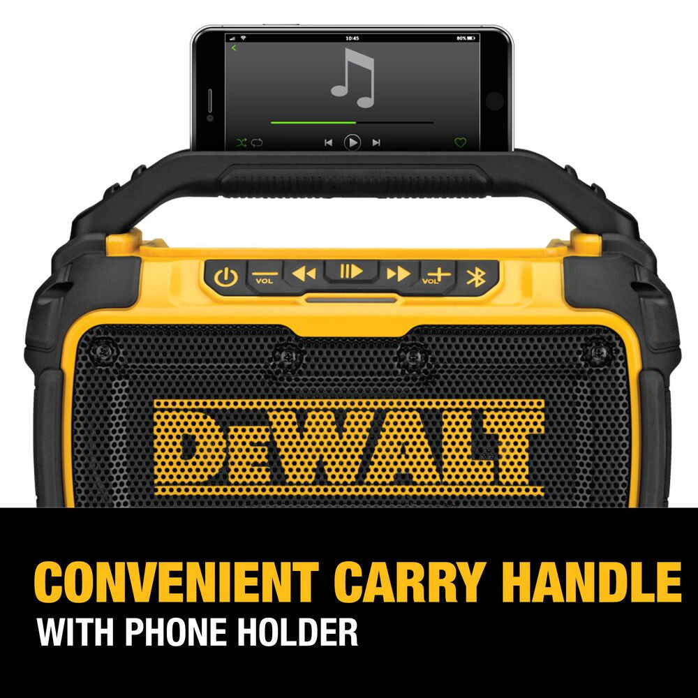 DeWalt DCR010 12V/20V/AC Jobsite Bluetooth Speaker