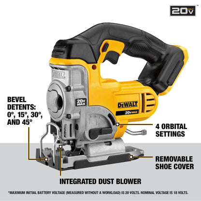 DeWalt DCS331B 20V MAX Jig Saw (Tool Only)