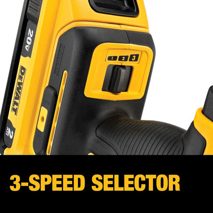 DeWalt DCS356D1 20V MAX XR Brushless Cordless 3-Speed Oscillating Multi-Tool Kit